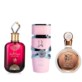 PROMOÇÃO COMPRE 1 LEVE 3 - Lattafa Yara, Fakhar Rose e Sabah Al Ward - 100ml Cada
